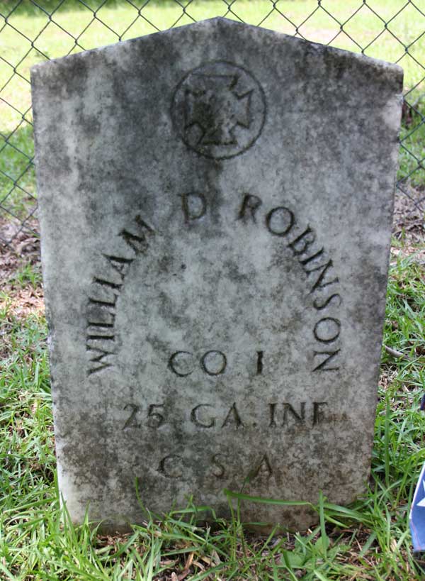 William D. Robinson Gravestone Photo