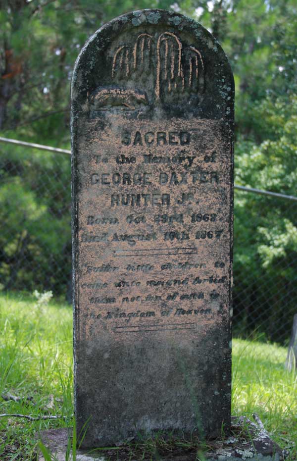 George Baxter Hunter Gravestone Photo