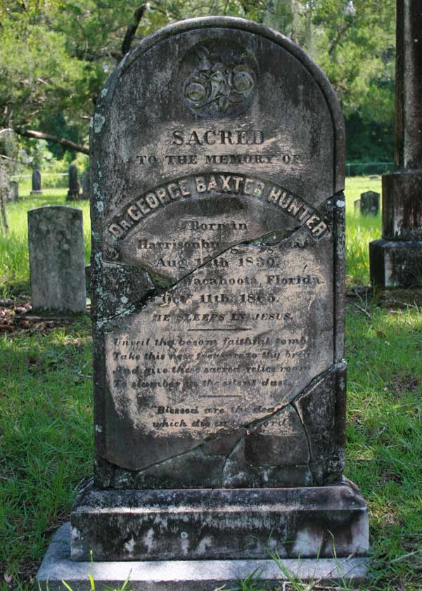 George Baxter Hunter Gravestone Photo