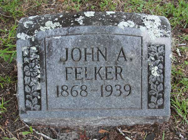 John A. Felker Gravestone Photo