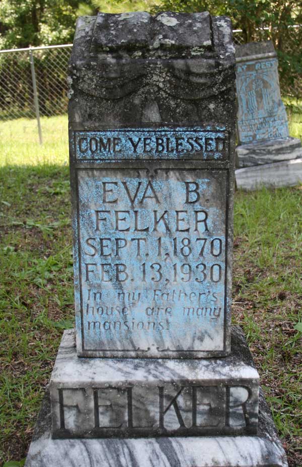 Eva B. Felker Gravestone Photo