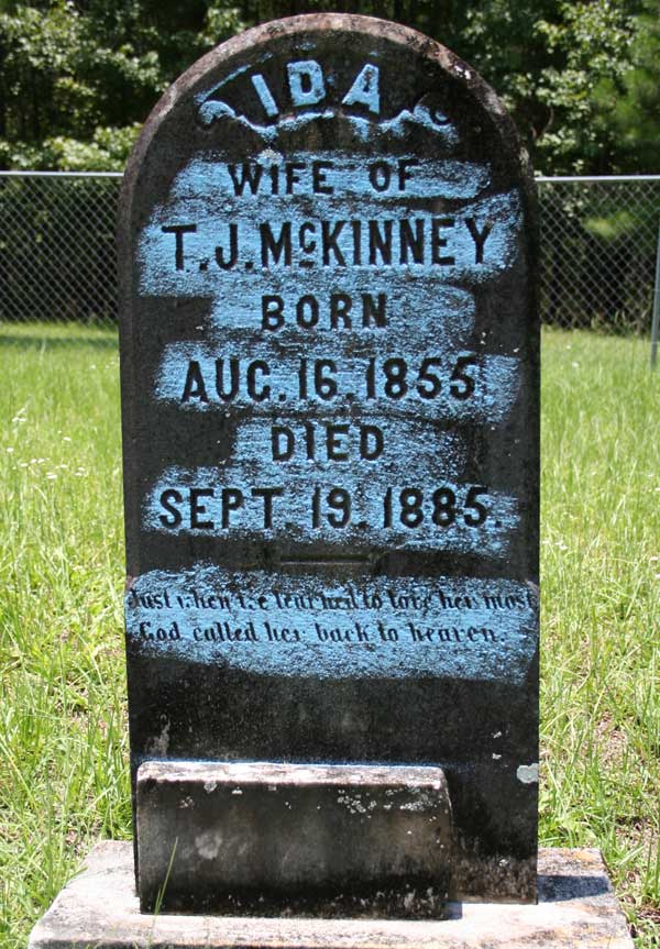 Ida McKinney Gravestone Photo