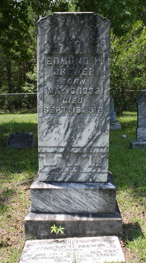 Edmund H. Brewer Gravestone Photo