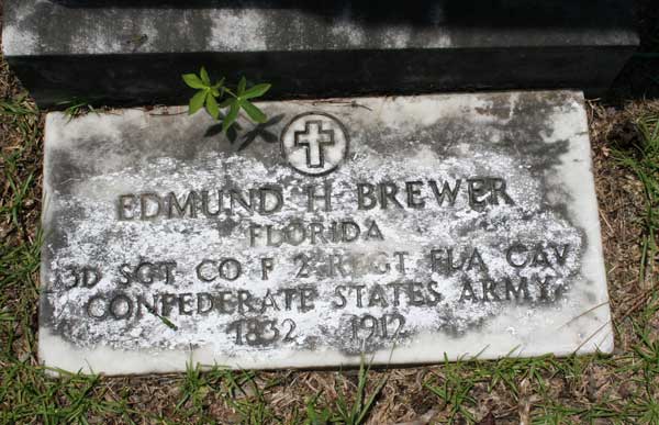 Edmund H. Brewer Gravestone Photo