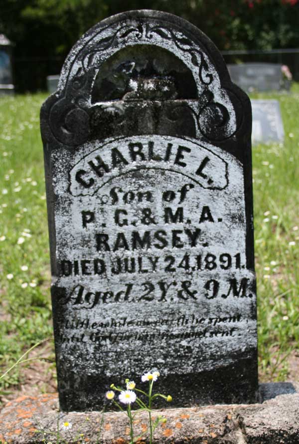 Charlie L. Ramsey Gravestone Photo