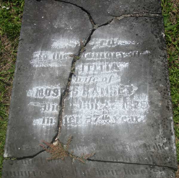Lititia Ramsey Gravestone Photo