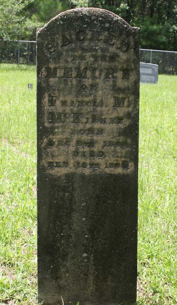 Francis M. McKinney Gravestone Photo