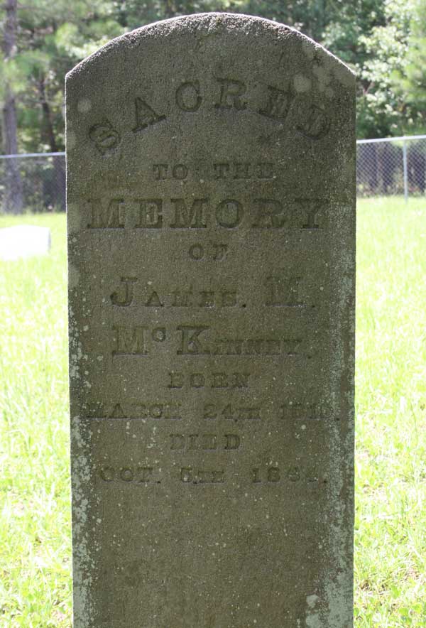 James M. McKinney Gravestone Photo