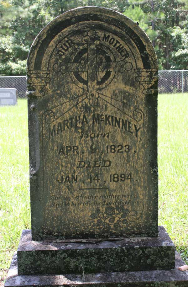 Martha McKinney Gravestone Photo