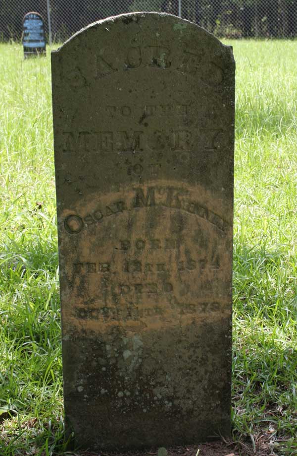 Oscar McKinney Gravestone Photo