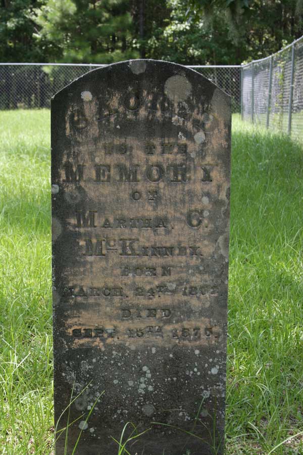 Martha C. McKinney Gravestone Photo