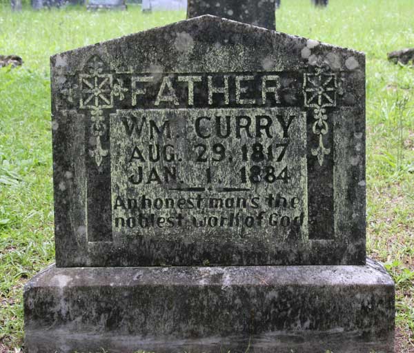 Wm Curry Gravestone Photo