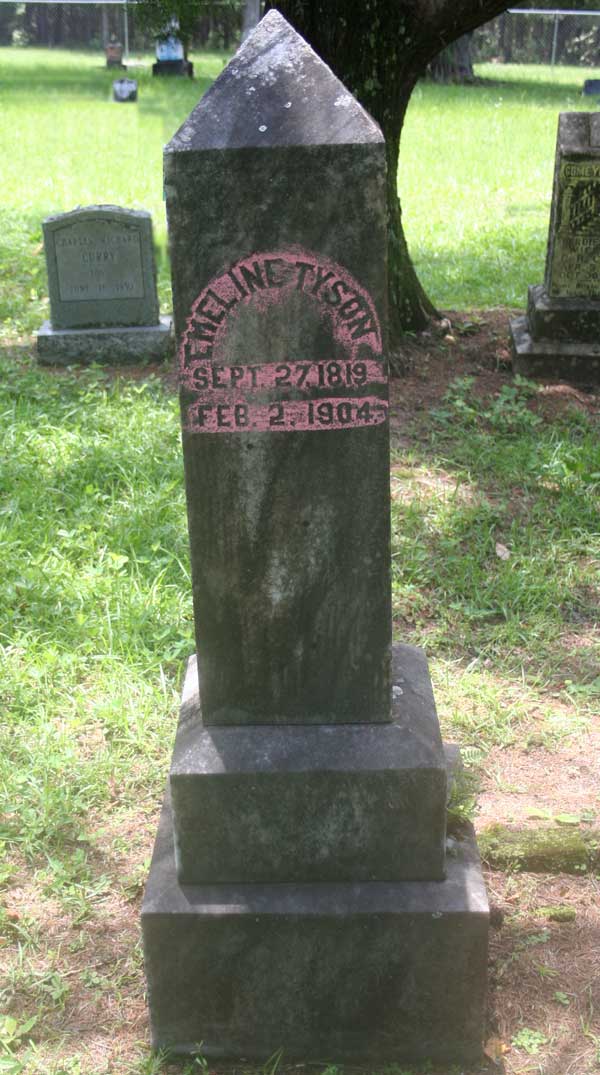 Emeline Tyson Gravestone Photo