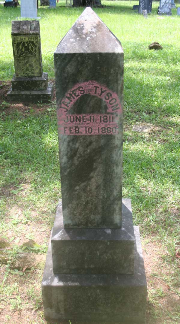 James Tyson Gravestone Photo