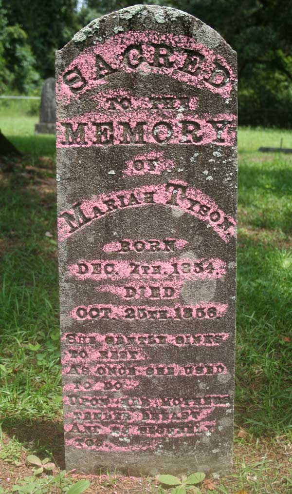 Mariah Tyson Gravestone Photo