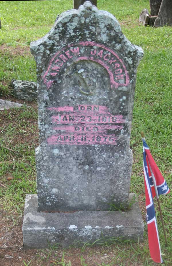Andrew Jackson Gravestone Photo