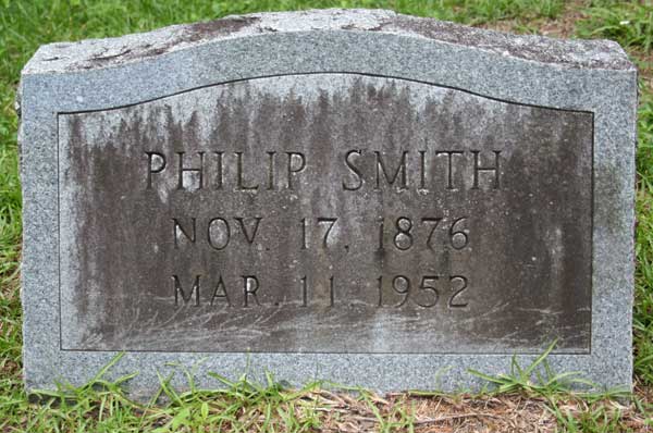 Philip Smith Gravestone Photo