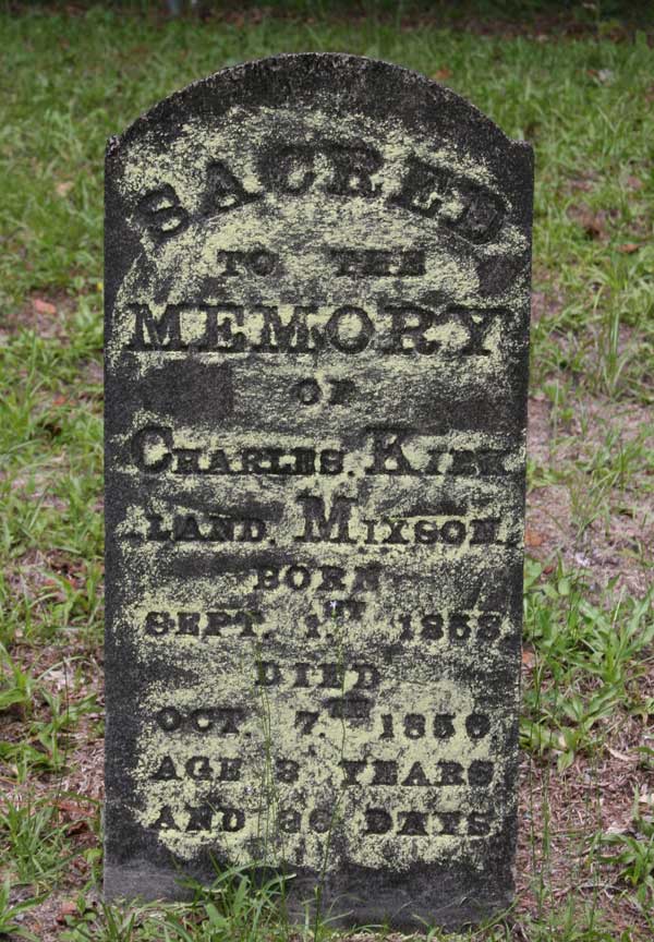Charles Kirkland Mixson Gravestone Photo