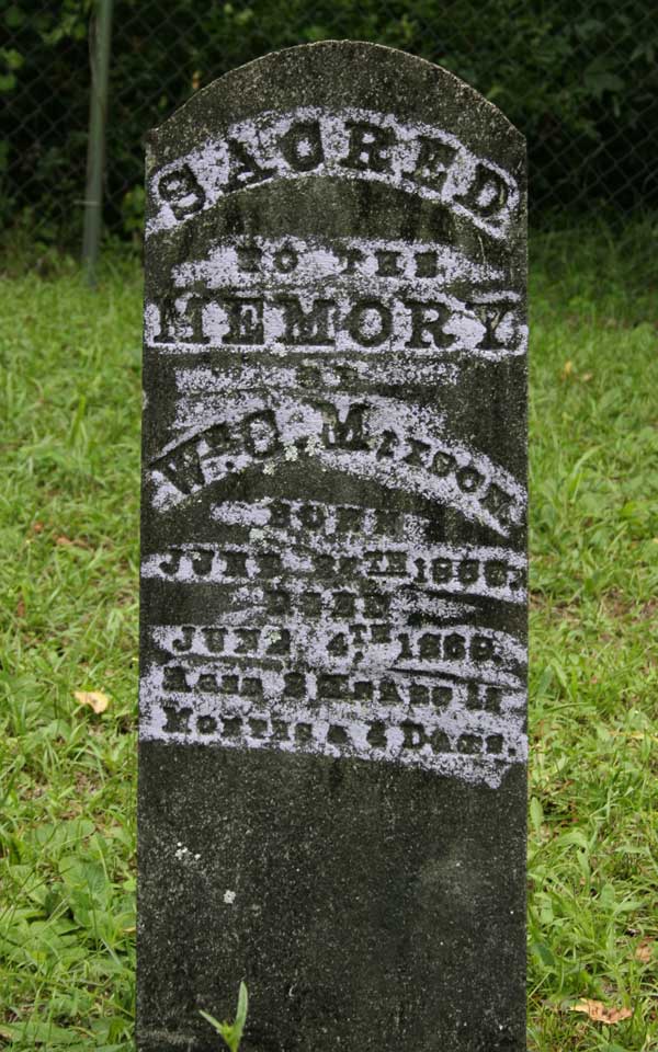 Wm G. Mixson Gravestone Photo