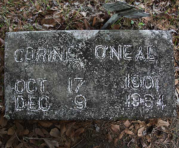 CORINE O'NEAL Gravestone Photo