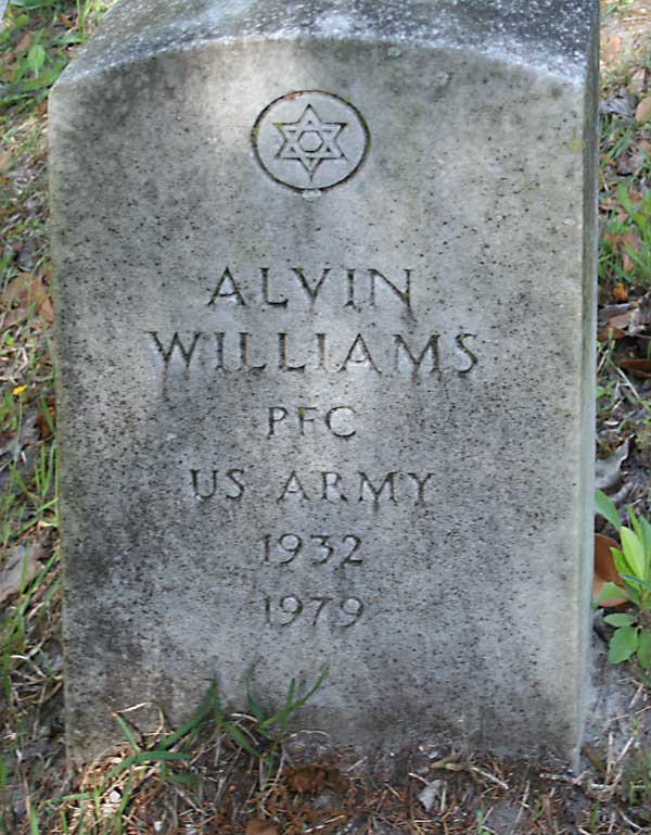 Alvin Williams Gravestone Photo