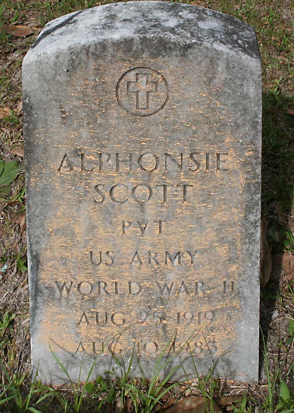 Alphonsie Scott Gravestone Photo