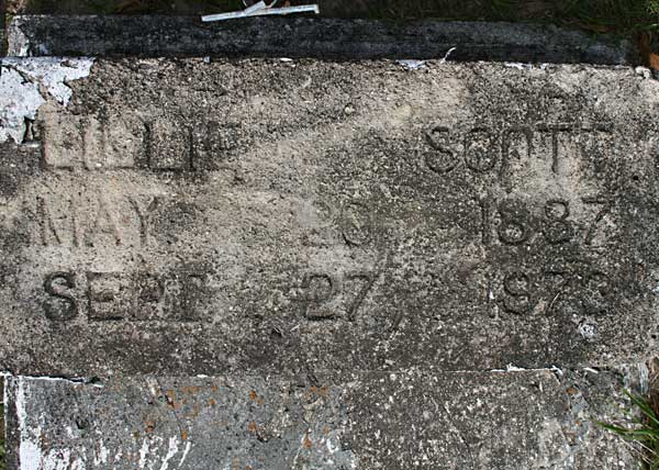 Lillie Scott Gravestone Photo