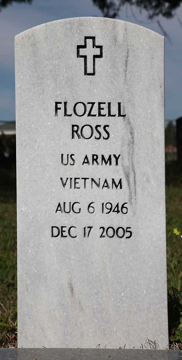 Flozell Ross Gravestone Photo