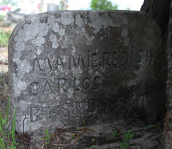 Mamie Redish Carlos Gravestone Photo