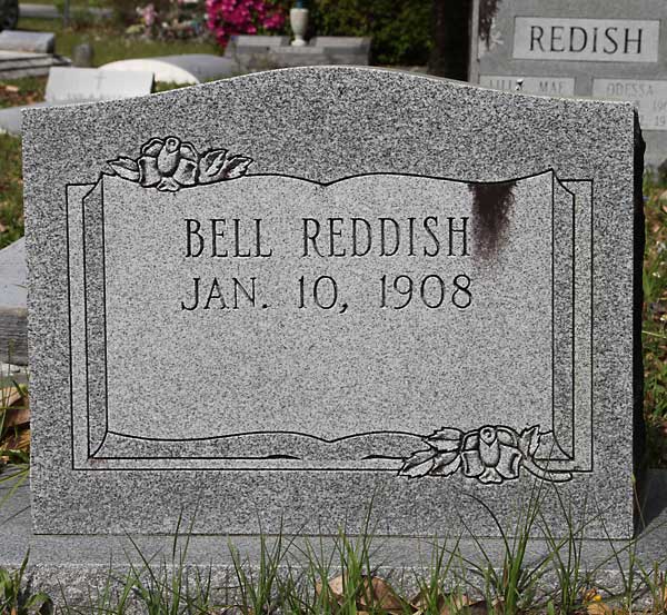 Bell Reddish Gravestone Photo