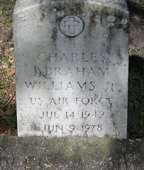 Charles Abraham Williams Gravestone Photo