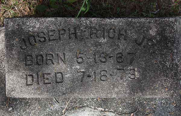 Joseph Rich Gravestone Photo