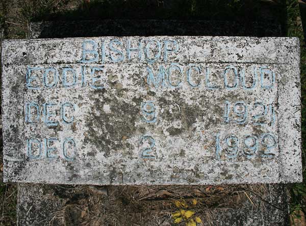 Eddie McCloud Gravestone Photo