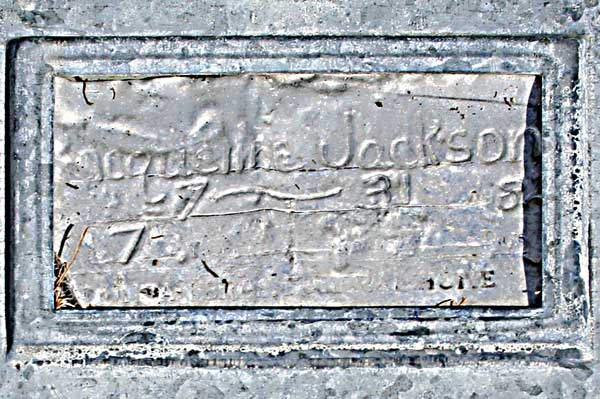 Jaqueline Jackson Gravestone Photo