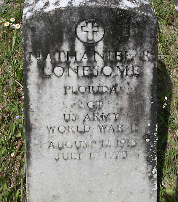 Nathaniel R. Lonesome Gravestone Photo