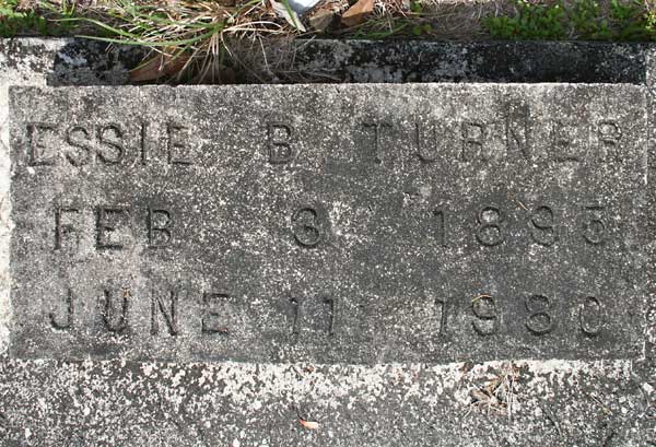 Essie B. Turner Gravestone Photo