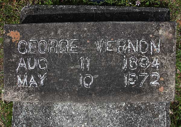 George Vernon Gravestone Photo