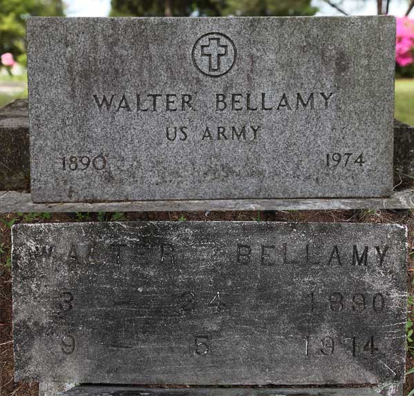 Walter Bellamy Gravestone Photo