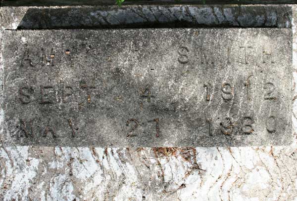AM Smith Gravestone Photo