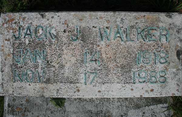 Jack J. Walker Gravestone Photo