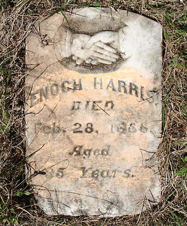 Enoch Harris Gravestone Photo