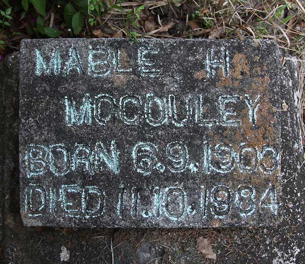 Mable H. McCouley Gravestone Photo