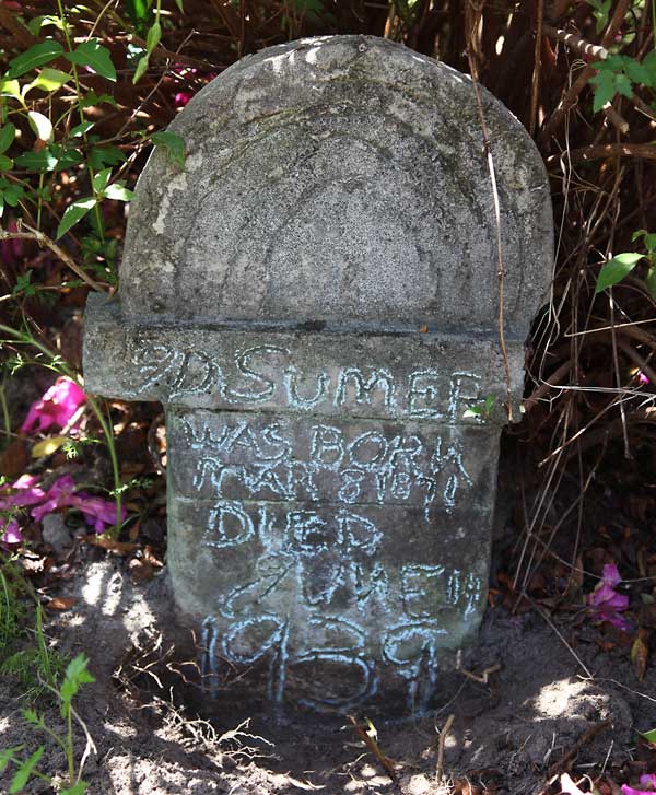 ?D. Sumer Gravestone Photo