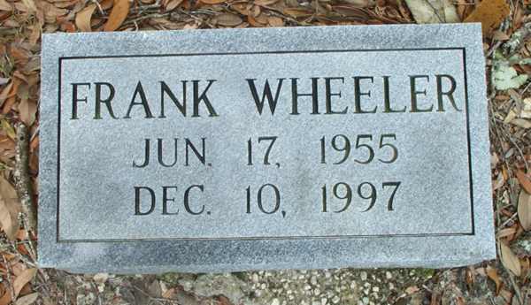 Frank Wheeler Gravestone Photo
