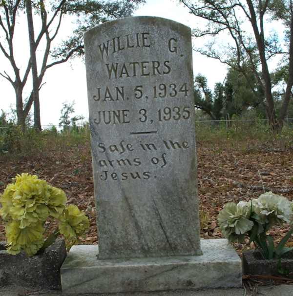 Willie G. Waters Gravestone Photo