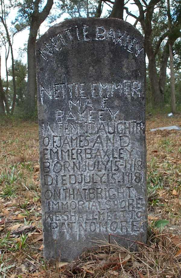 Nettie Emmer Mae Baxley Gravestone Photo