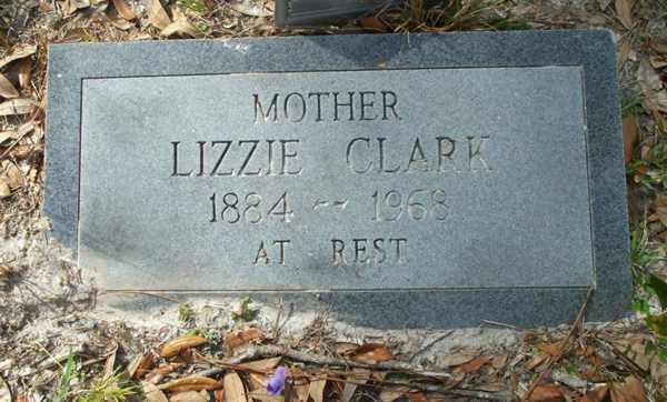 Lizzie Clark Gravestone Photo
