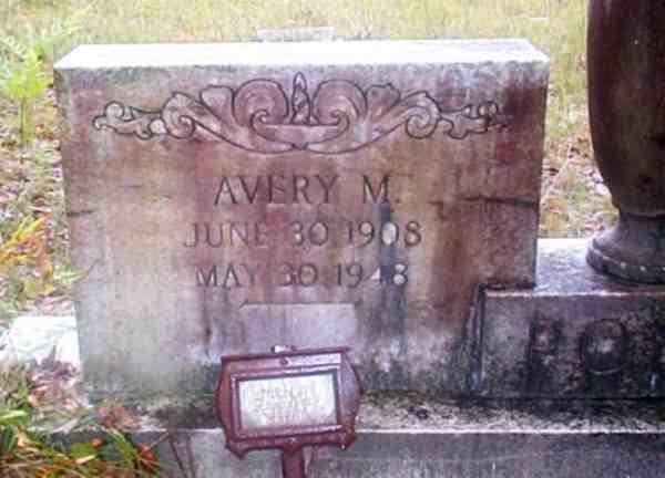 Avery M. Pons Gravestone Photo