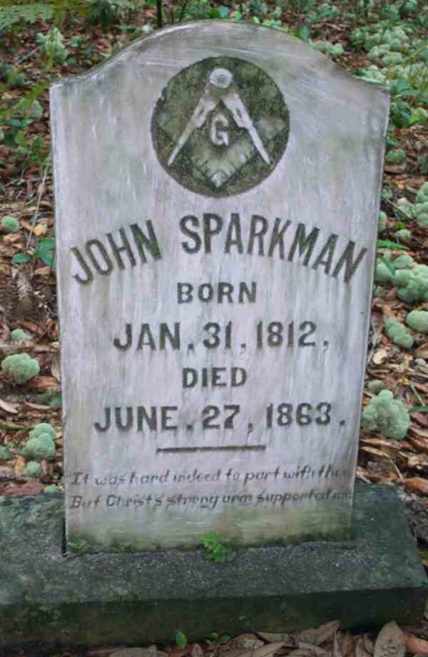 John Sparkman Gravestone Photo