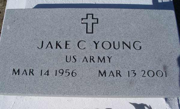 Jake C. Young Gravestone Photo